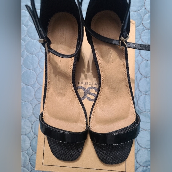 ASOS Black Sandal Heel (NWOT) - Picture 5 of 7